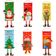 Christmas Festive Banner & Curtain Set