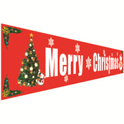 Christmas Festive Banner & Curtain Set