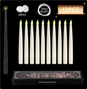 "EnchantGlow: 20 LED Floating Candles with Candle Sticks"Product Description:


 
 
 


 Create a magical and haunting atmosphere with the
 EnchantGlow: 
 20 LED Floating Candles with Candle Sticks. These elegant, battery-ZIP UP EXPRESSConsumer products20 LED Floating Candles