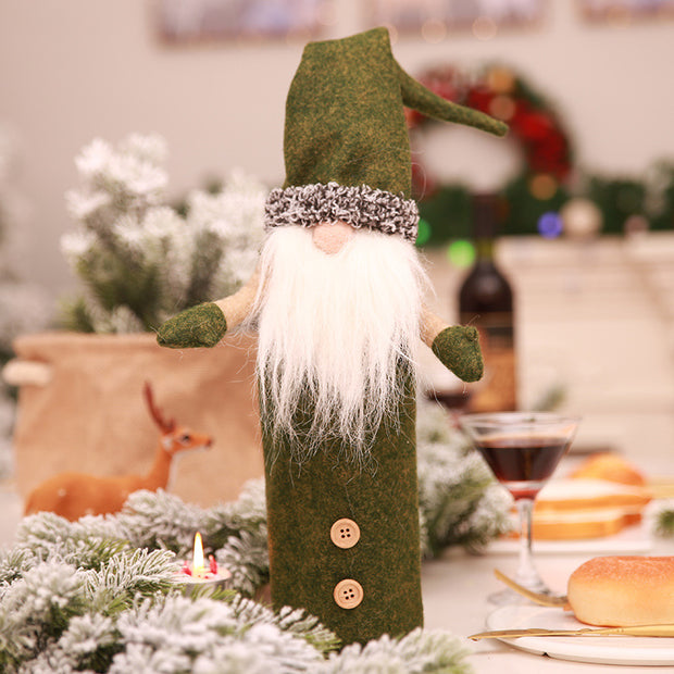 Faceless Holiday Bottle Cover Doll