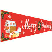 Christmas Festive Banner & Curtain Set