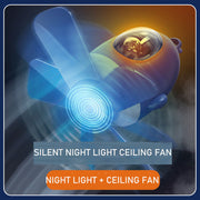 New USB Small Airplane Fan Ceiling Fan Night Light