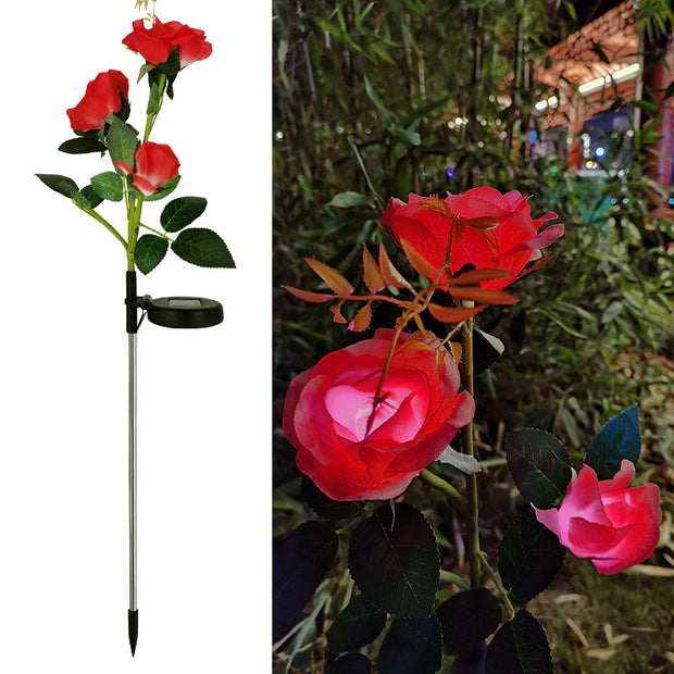 BlossomGlow Solar Rose Garden Lights