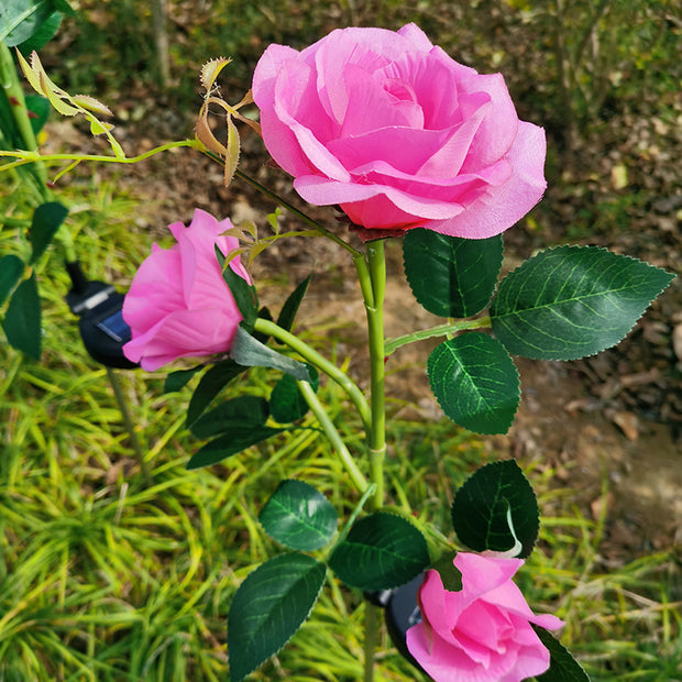 BlossomGlow Solar Rose Garden Lights