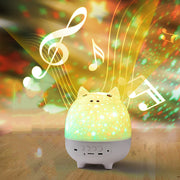 Cartoon Pig Remote Control Projector Night Light