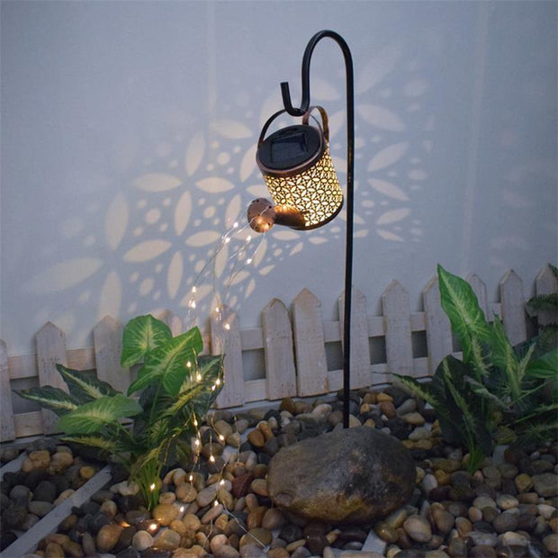 "EnchantedFlow: Solar Watering Can LED Garden Lamp"Product Description:


 
 
 


 Bring a magical glow to your garden with the
 
 EnchantedFlow:
 
 Solar Watering Can LED Garden Lamp. This charming ornament featuresZIP UP EXPRESSGardenLED Garden Lamp"