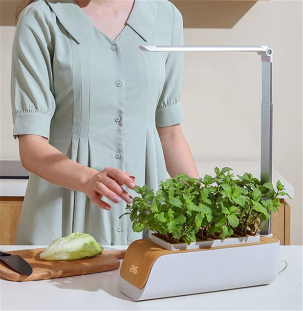 "GrowGlow: Smart Hydroponic Indoor Herb Garden Kit"**Product Description:** 


 
 
 


 Bring the joy of gardening indoors with the 
 
 **GrowGlow:
 
  Smart Hydroponic Indoor Herb Garden Kit**. This multifunctional ZIP UP EXPRESSGardenSmart Hydroponic Indoor Herb Garden Kit"