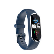 New M8 Smart Bracelet ECG Heart Rate SleepProduct Information: 


 Plan/APP: DayBand
 
 Chip: SYD8810
 
 Compatible system: Android4.3 or higher, IOS8.0 or higher
 
 Flash memory: 128K+16M
 
 Screen type: TFZIP UP EXPRESSConsumer productsM8 Smart Bracelet ECG Heart Rate Sleep