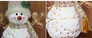 Velvet Snowman Holiday Decor Accent