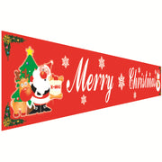 Christmas Festive Banner & Curtain Set