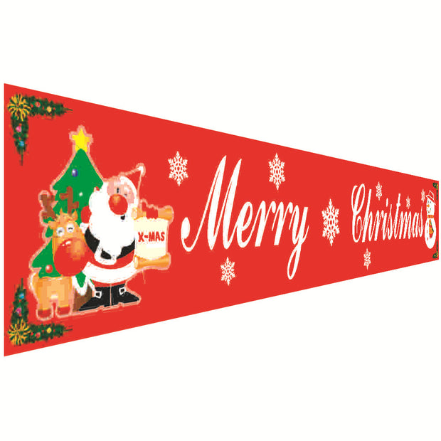 Christmas Festive Banner & Curtain Set