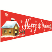 Christmas Festive Banner & Curtain Set