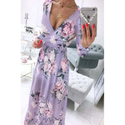 Summer Long-sleeve V-neck Chiffon Printed Bohemian Dress WomenProduct information:
 
 Pattern: Printing
 
 Skirt type: Swing
 
 Color: light blue#, Purple#, foundation#, white background Purple#, white background red#, gray bacZIP UP EXPRESSWomanSummer Long-sleeve