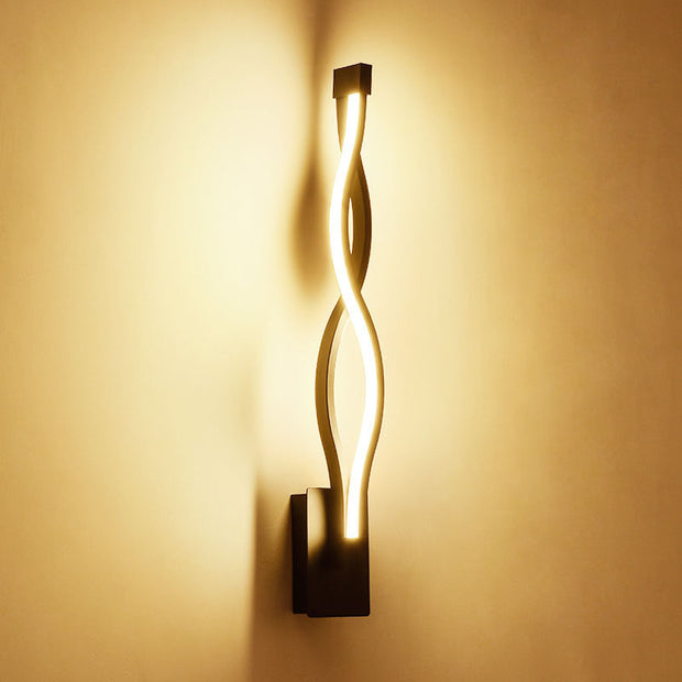 WaveLux LED Aluminum Wall Light**Description:**  
 


 
 
 


 Elevate your décor with the 
 
 **WaveLux LED Aluminum Wall Light**
 
 , featuring a sleek, wave-inspired design that adds a touch ofZIP UP EXPRESSLightWaveLux LED Aluminum Wall Light