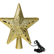 Starry Snowflake LED Tree Topper Projector