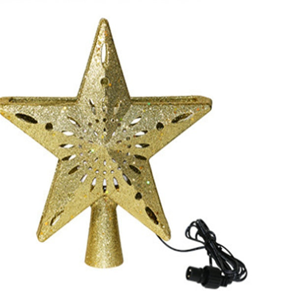 Starry Snowflake LED Tree Topper Projector