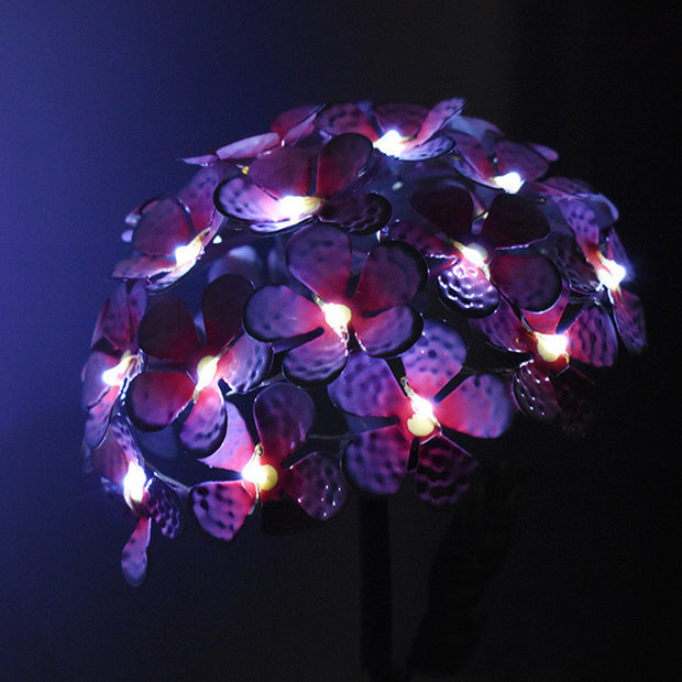 SolarBloom Hydrangea LED Garden Lights