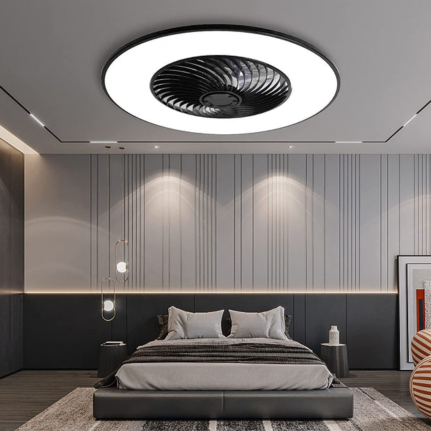 Simple Invisible Fan Light Smart Bedroom Ceiling Light