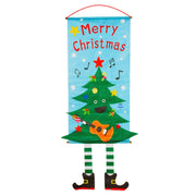 Christmas Festive Banner & Curtain Set