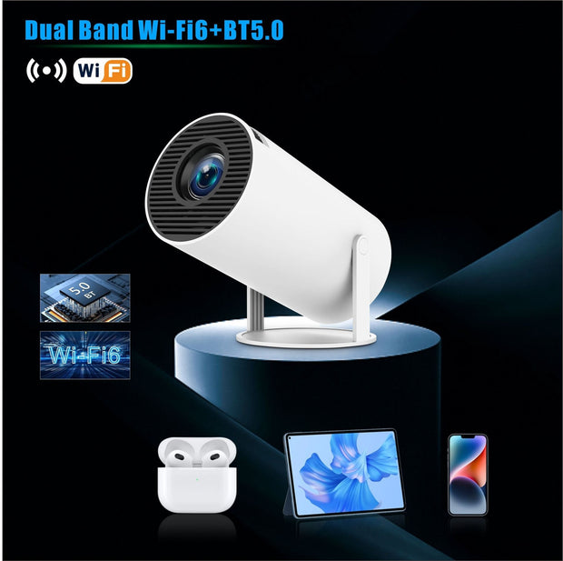 HY300 Pro Portable Home Theater Projector - Compact Entertainment Powerhouse