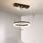 New Ceiling Light Invisible Fan Scandinavian Light Luxury Ceiling Fan Light