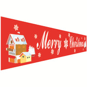 Christmas Festive Banner & Curtain Set