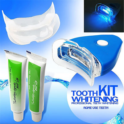 Oral Gel Teeth Tooth Whitening Whitener Dental Bleaching LEDOverview:
 
 White is an innovative system that uses light technology to quickly bleach your teeth. Light processing is the latest in dental bleaching technology. ThZIP UP EXPRESSConsumer productsOral Gel Teeth Tooth Whitening Whitener Dental Bleaching LED