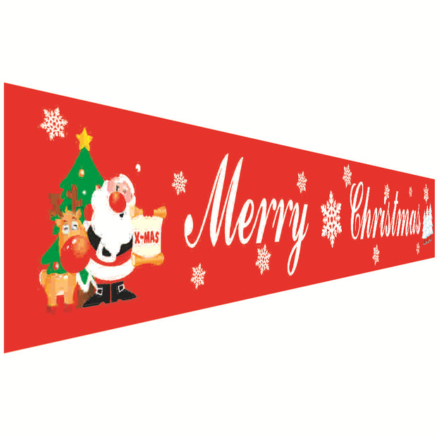 Christmas Festive Banner & Curtain Set