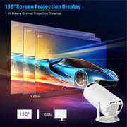 HY300 Pro Portable Home Theater Projector - Compact Entertainment Powerhouse