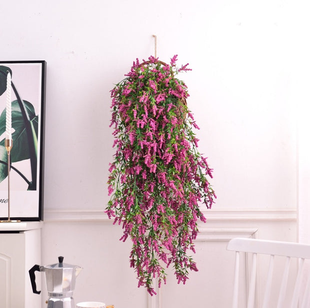 "BloomVine: Hanging Artificial Flower Wall Decoration"**Product Description:** 


 
 
 


 Add a touch of elegance to your home, garden, or wedding décor with the 
 
 **BloomVine: 
 
 Hanging Artificial Flower Wall DecoZIP UP EXPRESSGardenHanging Artificial Flower Wall Decoration"