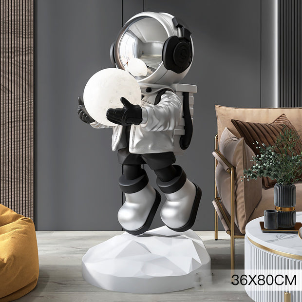 Astronaut Living Room Large Floor Ornament Entrance Light