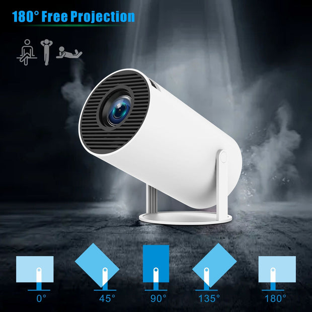 HY300 Pro Portable Home Theater Projector - Compact Entertainment Powerhouse