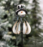 "FrostTwirl: Christmas Snowman Wind Chime & Garden Spinner"**Product Description:**
 


 
 
 


 Add a touch of festive charm to your outdoor space with the 
 
 **FrostTwirl: 
 
 Christmas Snowman Wind Chime &amp; Garden SpiZIP UP EXPRESSGardenChristmas Snowman Wind Chime & Garden Spinner"