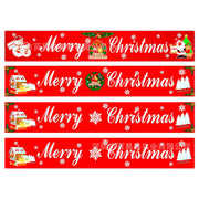 Christmas Festive Banner & Curtain Set