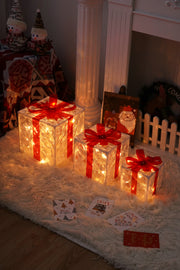 Illuminated Gift Box Trio with Remote Control