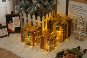 Illuminated Gift Box Trio with Remote Control