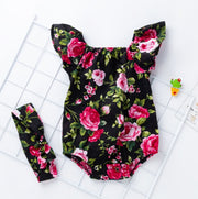 "FlutterSleeve Cotton Baby Romper"**Product Description:** 


 


 Dress your baby girl in style and comfort with the
 
  **FlutterSleeve Cotton Baby Romper**
 
 . 


 

Made from 100% soft, breathabZIP UP EXPRESSBaby"FlutterSleeve Cotton Baby Romper"