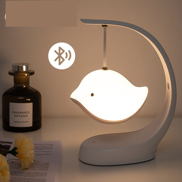 LED Night Light Bluetooth Speaker Cute Bird Lamp