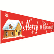 Christmas Festive Banner & Curtain Set