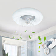 Bedroom LED Ceiling Silent Fan Light