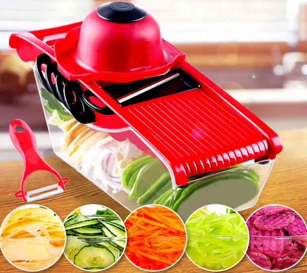 Multifunction Kitchen Slicer 6 BladesStreamline your meal-prep with the Multifunction Kitchen Slicer - 6 Blades! This professional-grade slicer is designed to eliminate the need for multiple kitchen appZIP UP EXPRESSMultifunction Kitchen Slicer 6 Blades