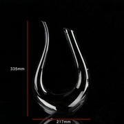 Crystal U-shaped 1500ml Wine DecanterIntroducing the Crystal U-shaped 1500 ml Wine Decanter, the perfect addition to your bar or wine collection. Crafted with lead-free crystal to create an elegant and ZIP UP EXPRESS-shaped 1500ml Wine Decanter