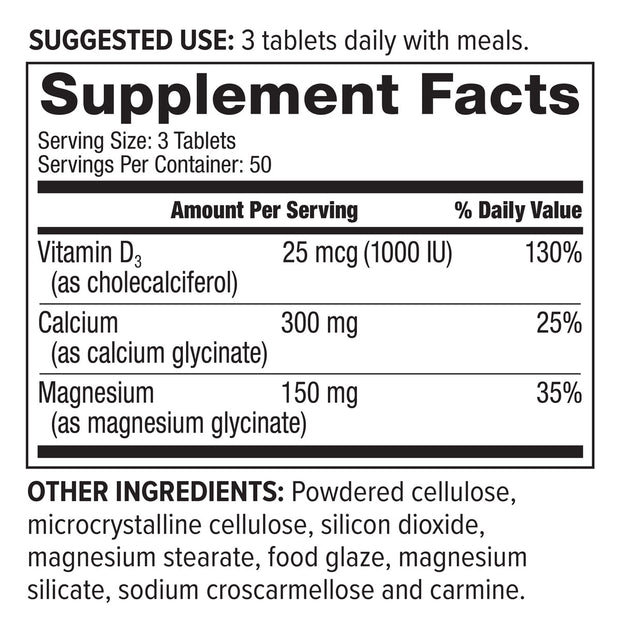 Chelated Cal-Mag with 1000 IU vitamin D