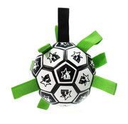 Interactive Soccer Brain Game for DogsSmart Soccer Ball Challenges and Entertains DogsYour dog will have a ball with this ingenious interactive soccer toy!Designed for dogs, this durable rubber soccer baZIP UP EXPRESSInteractive Soccer Brain Game