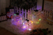 Illuminated Gift Box Trio with Remote Control