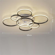 Ceiling Suction Living Room Bedroom Fan Light