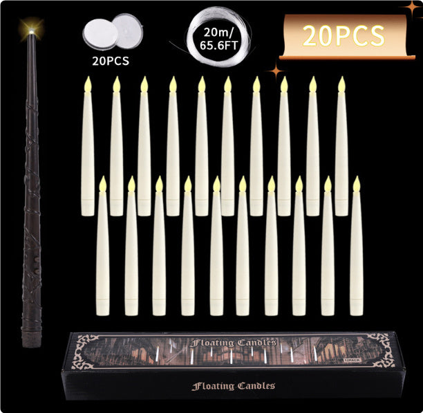 "EnchantGlow: 20 LED Floating Candles with Candle Sticks"Product Description:


 
 
 


 Create a magical and haunting atmosphere with the
 EnchantGlow: 
 20 LED Floating Candles with Candle Sticks. These elegant, battery-ZIP UP EXPRESSConsumer products20 LED Floating Candles