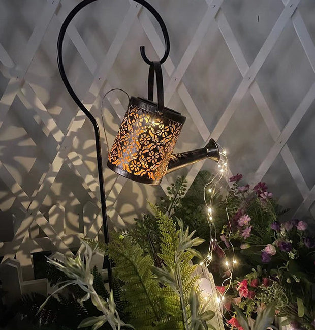 "EnchantedFlow: Solar Watering Can LED Garden Lamp"Product Description:


 
 
 


 Bring a magical glow to your garden with the
 
 EnchantedFlow:
 
 Solar Watering Can LED Garden Lamp. This charming ornament featuresZIP UP EXPRESSGardenLED Garden Lamp"