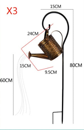 "EnchantedFlow: Solar Watering Can LED Garden Lamp"Product Description:


 
 
 


 Bring a magical glow to your garden with the
 
 EnchantedFlow:
 
 Solar Watering Can LED Garden Lamp. This charming ornament featuresZIP UP EXPRESSGardenLED Garden Lamp"