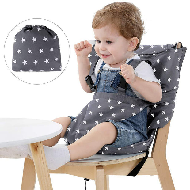 "EasyTote: Portable Baby Dining Chair Bag & Safety Seat"Product Description:


 
 
 


 Make mealtime on the go safe and convenient with the
 
 EasyTote: 
 


 
 
 
 
 

Portable Baby Dining Chair Bag &amp; Safety Seat. DZIP UP EXPRESSBabyPortable Baby Dining Chair Bag & Safety Seat"